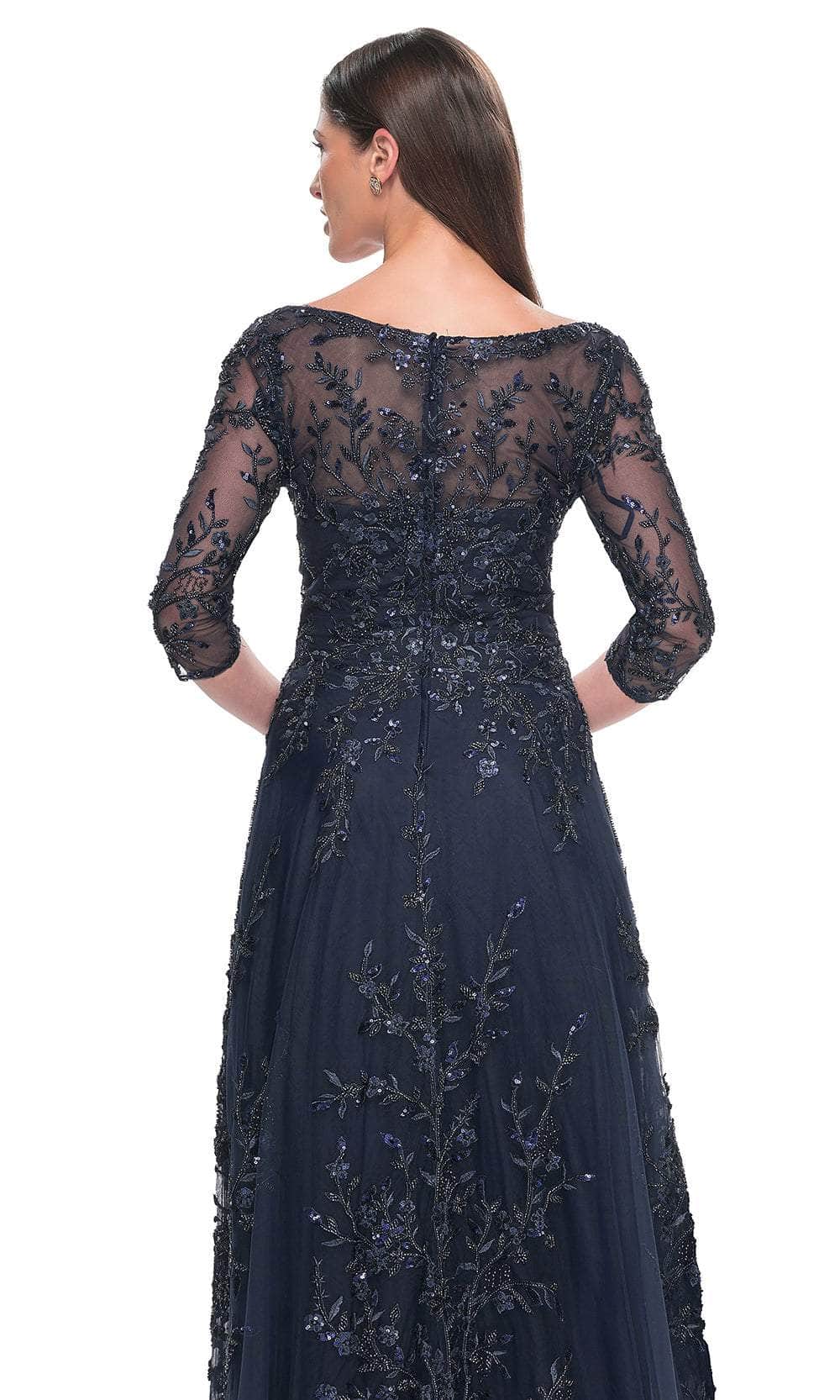 Lace Sequin Formal Dress