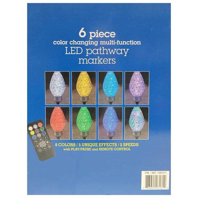 Sylvania RGB Bulb Pathway Lights