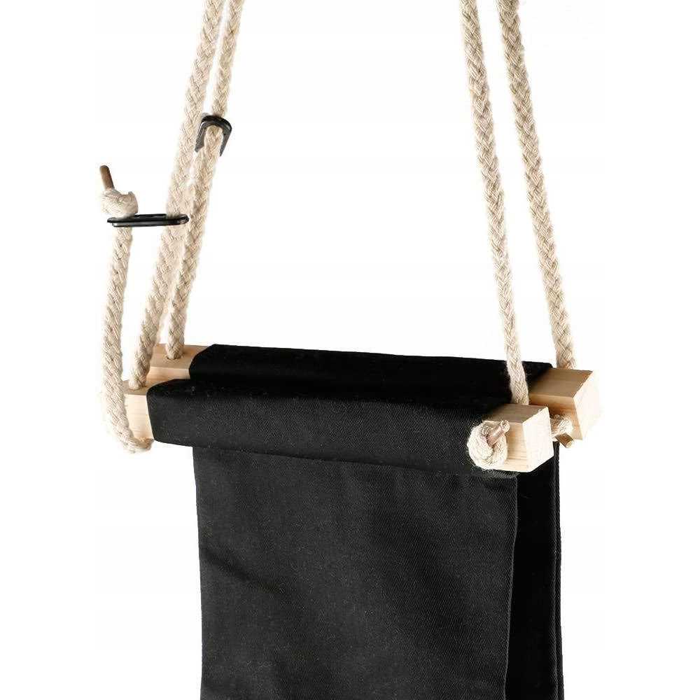 Auoinge Canvas Foot Rest Hammock Adjustable Mini Foot Rest Stand Under Desk Home Office