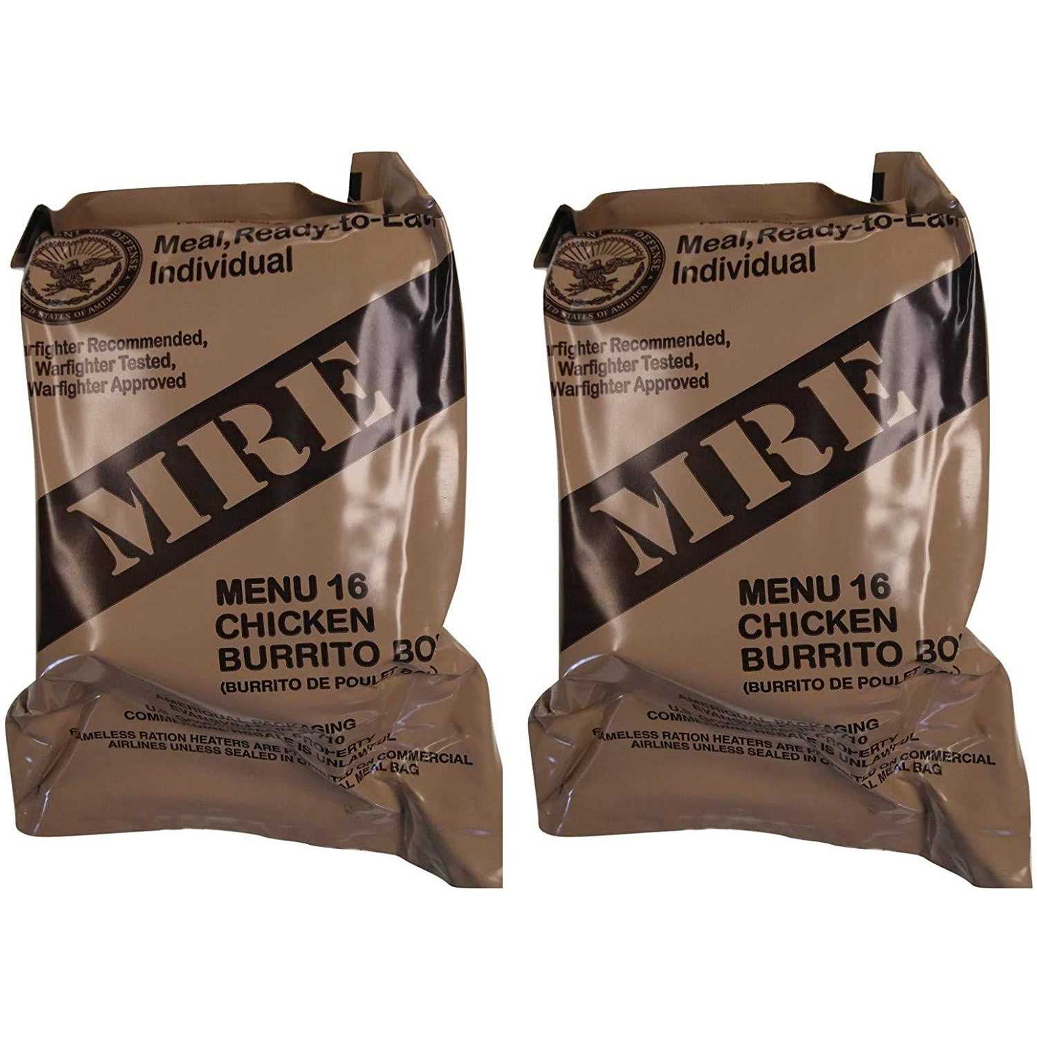 MREs Genuine U.S. Military Surplus Assorted Flavor