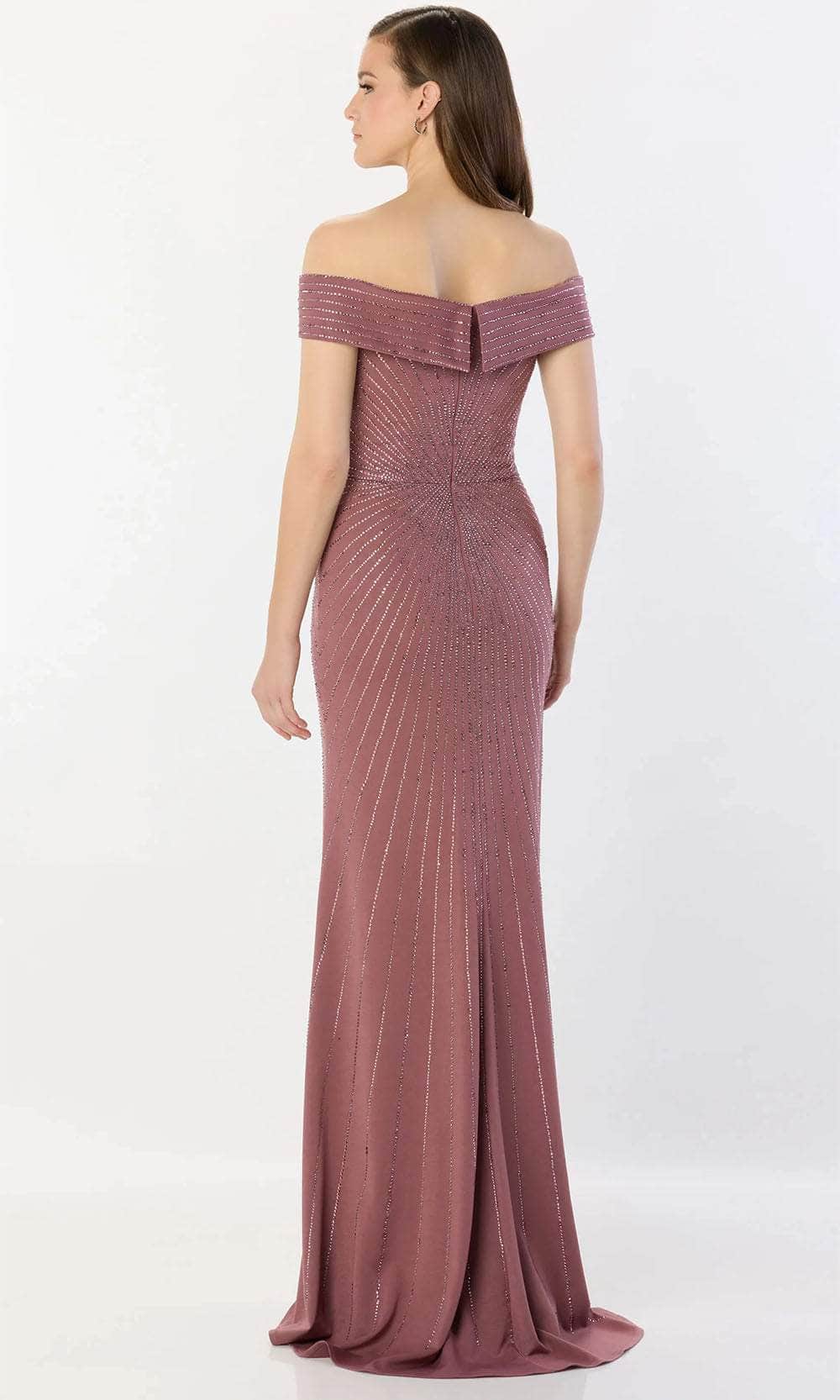 Fitted Bodice Sequined Mother of the Bride Dress