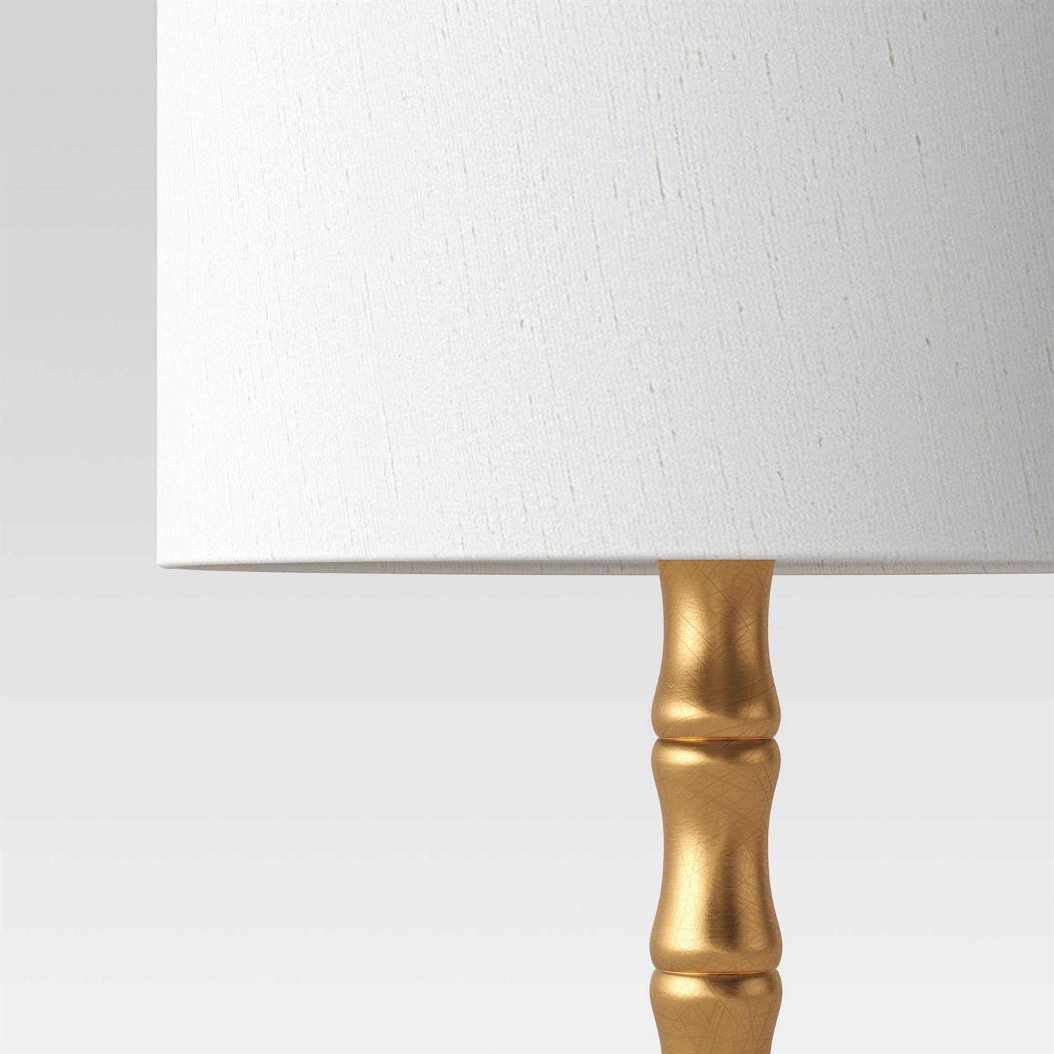 Threshold Large Bamboo Table Lamp Brass