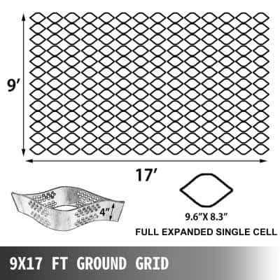 VEVOR 9 ft. x 17 ft. x Grid Ground
