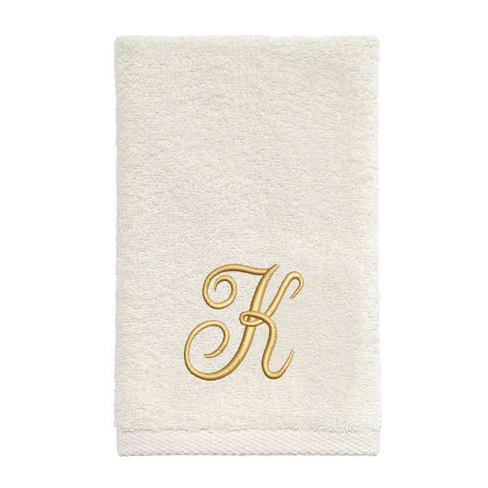 Avanti Cotton Monogram Initial Script Towel