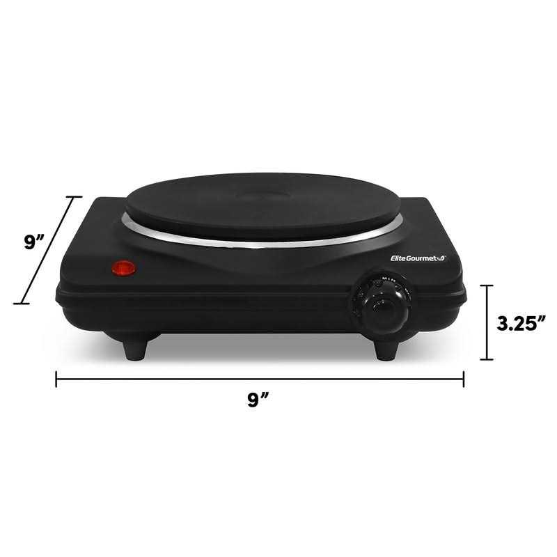 Elite Single Cast Electric Burner Hot Plate