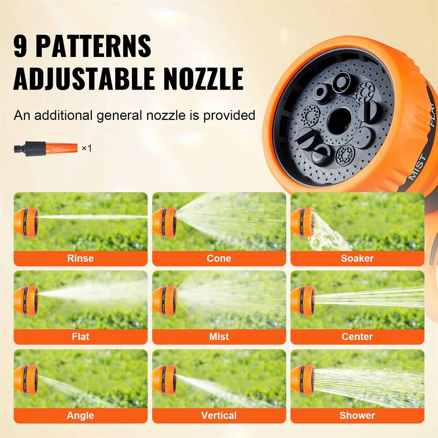 Bentism Retractable Hose Reel 100 ft x 1/2 inch 180 Swivel Bracket Wall-Mounted