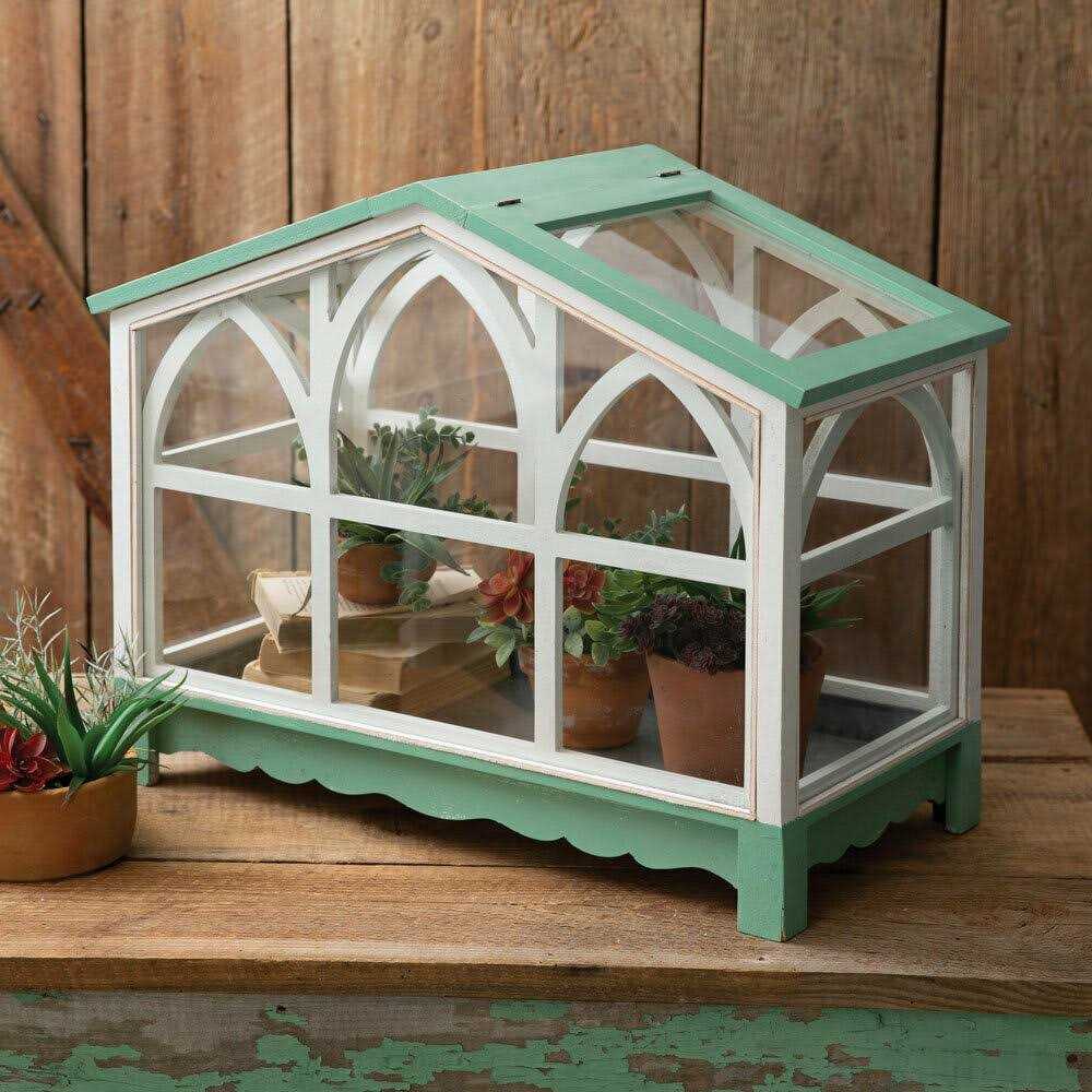 Colonial Tin Works Archway Glass Terrarium