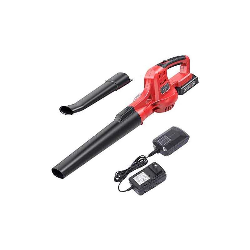 Cordless Leaf Blower, 20V Lightweight Electric Blower with Battery and Charger