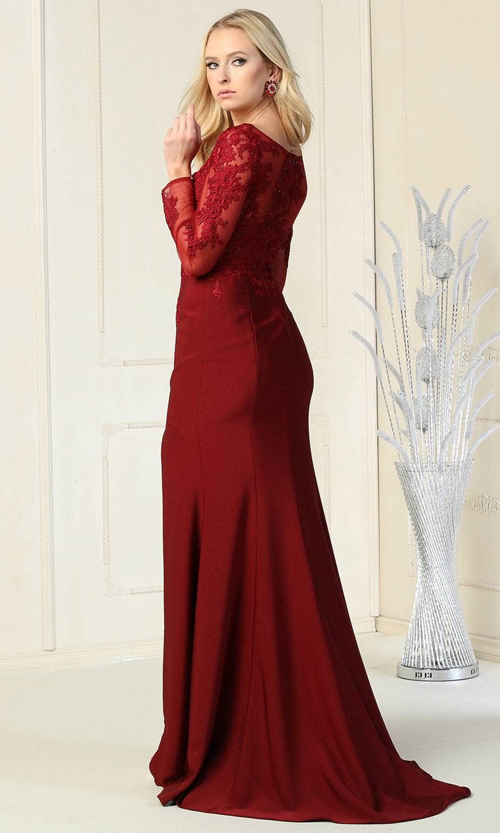 Long Sleeve Formal Dress