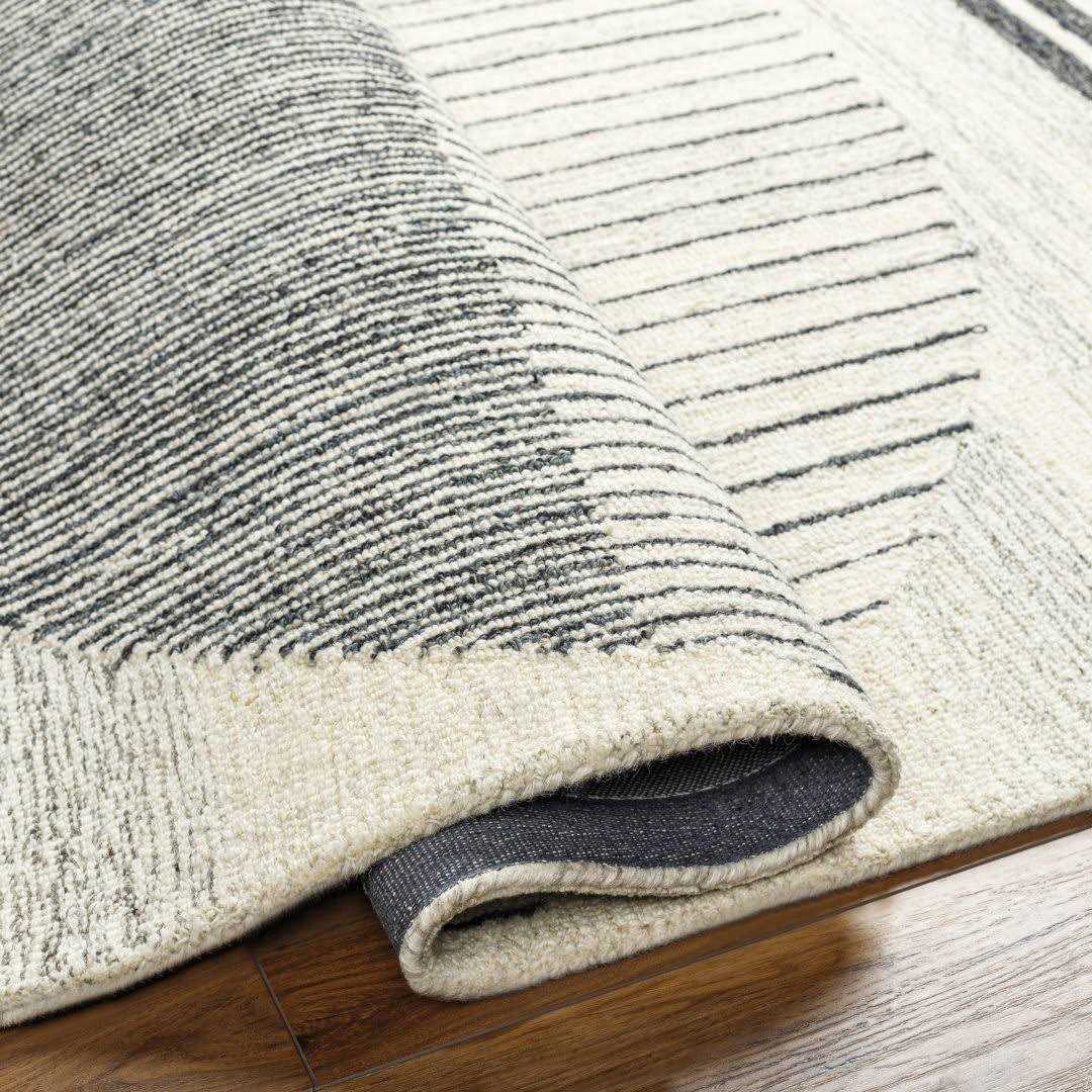 AllModern Uptown Geometric Hand Tufted Wool Area Rug Rug