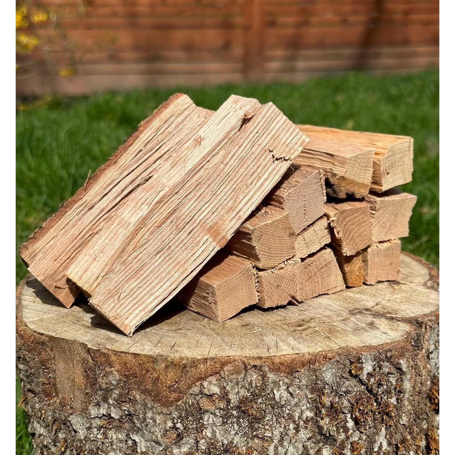 5 Inch Universal Cooking Firewood 14lbs. ~1000cuin Premium Kiln Dried Cooking Wood for Grills, Smokers and Ooni