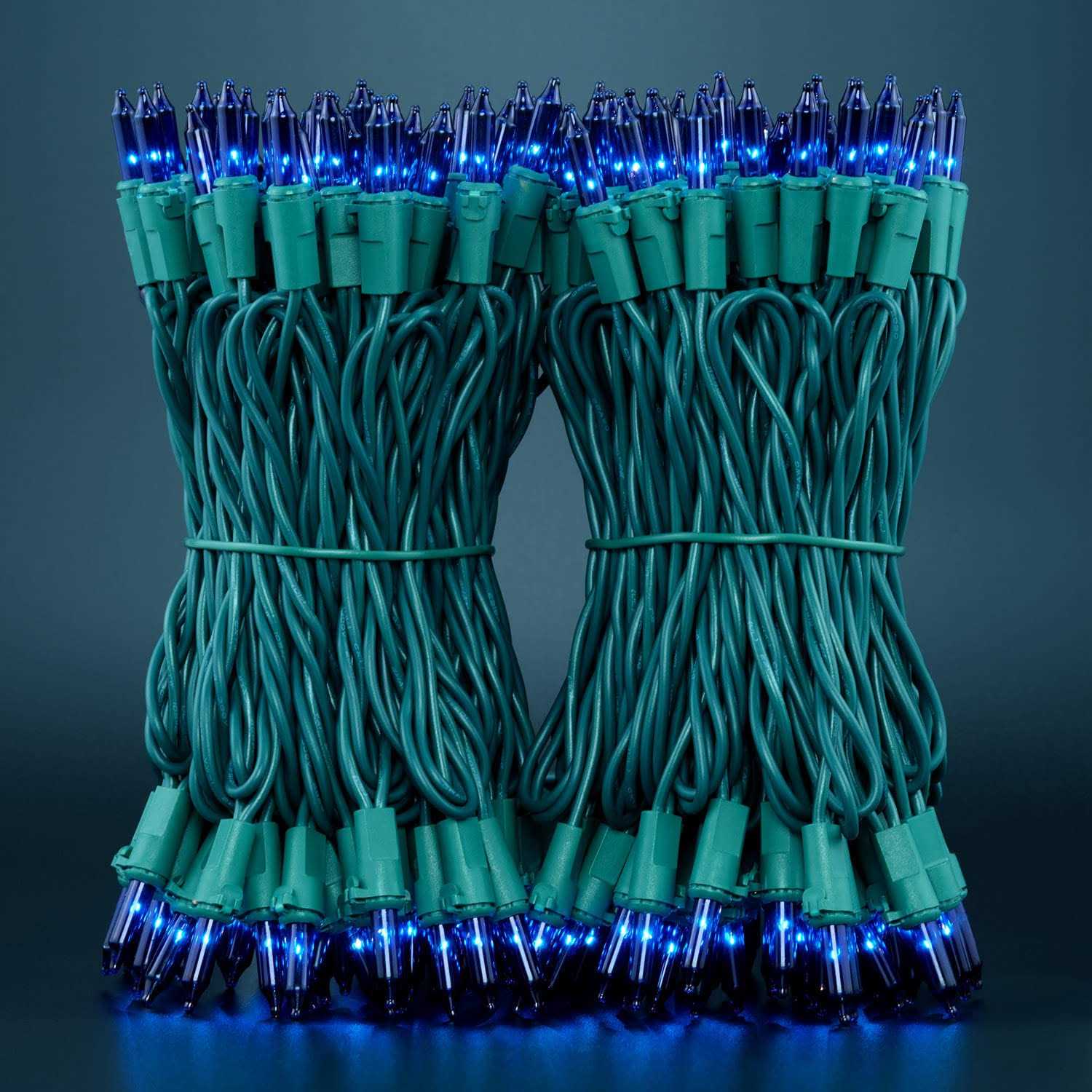 YULETIME Christmas Lights Wire 66 Feet 200 Count UL Certified String Lights