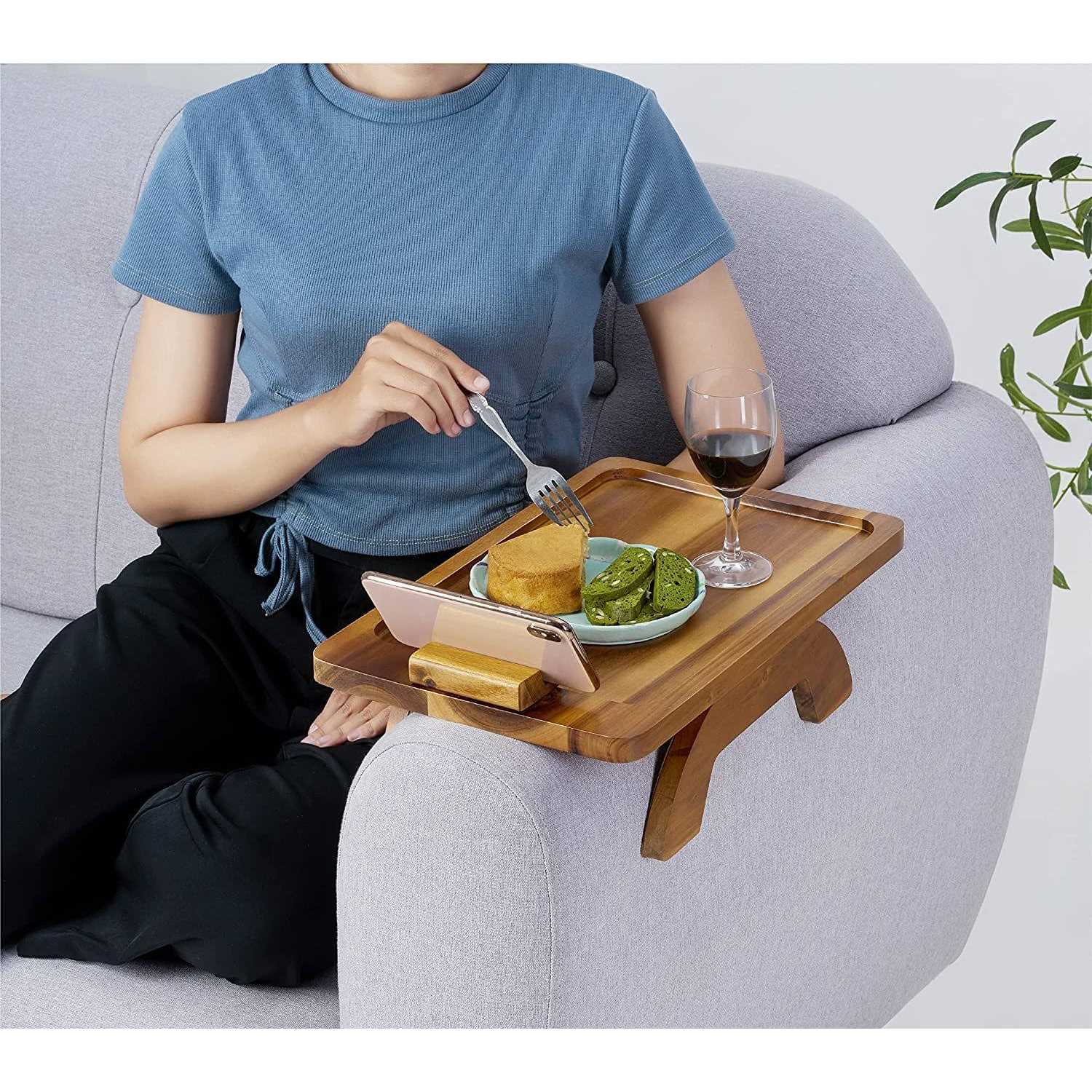 Sofa Armrest Tray Arm Table Sofa Arm Tray Clip On Tray Table