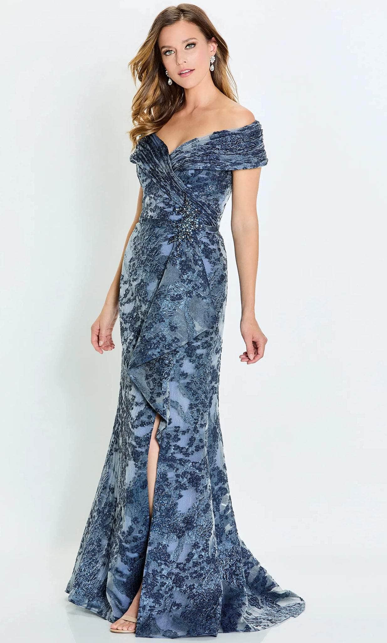 Novelty Organza Formal Gown