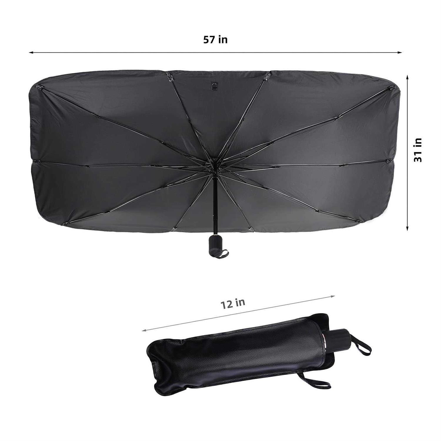 Foldable Car Windshield Umbrellas Car Windshield Sun Shade Umbrella for Front Windows