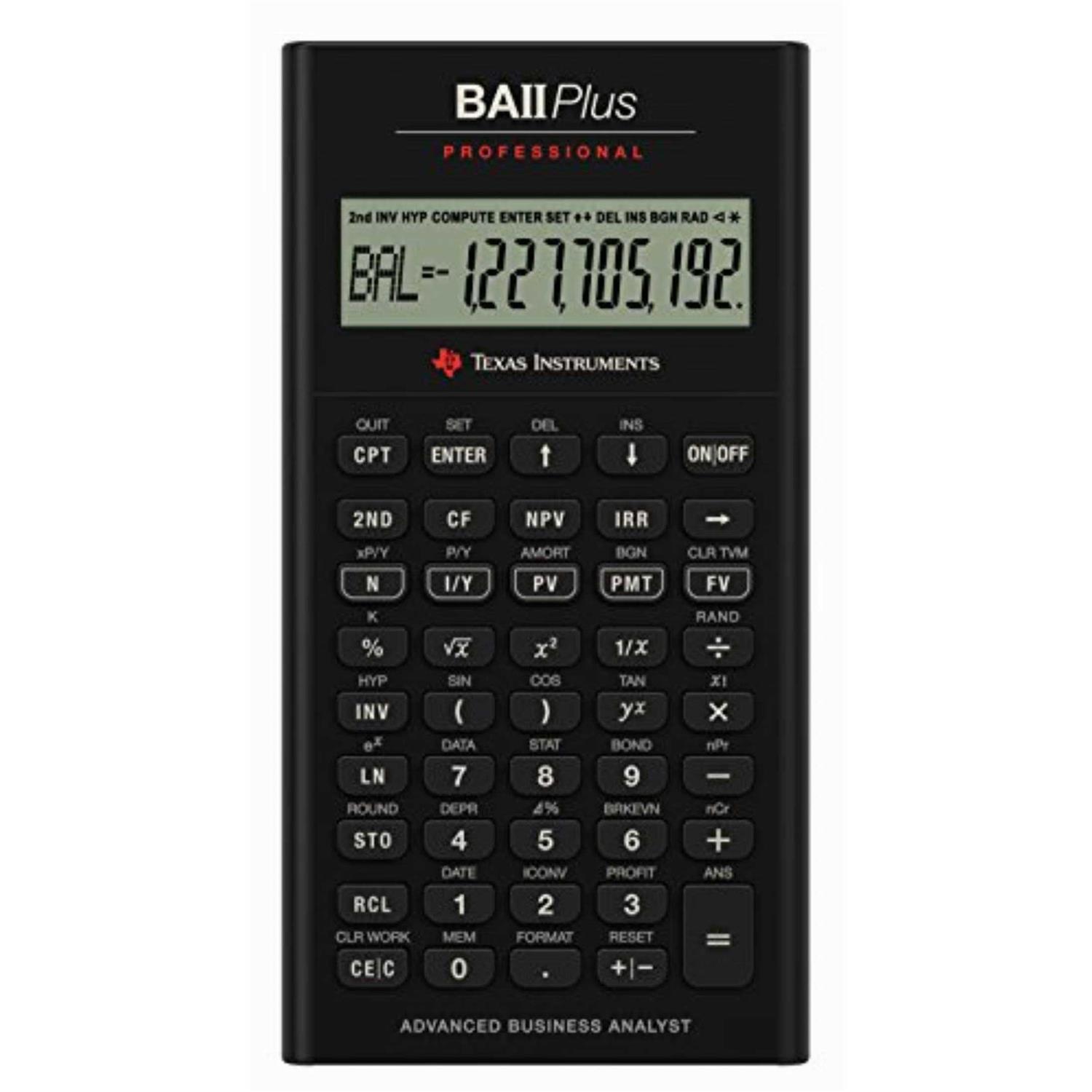Texas Instruments BAII Plus Professional