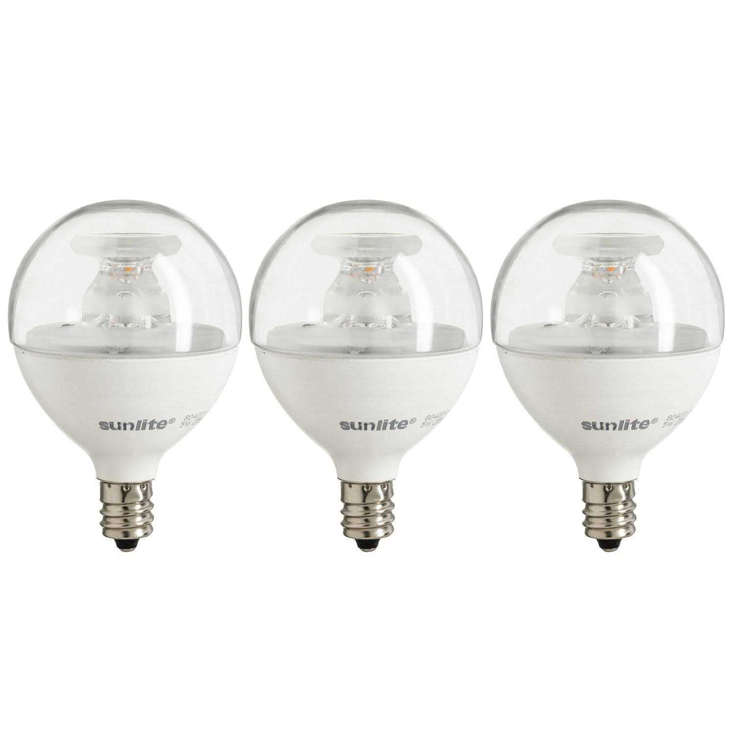 Sunlite LED G16.5 Globe Light Bulb