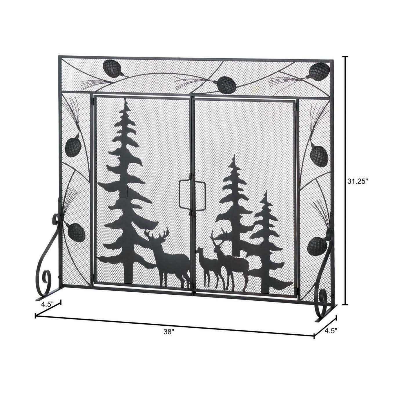 Accent Plus Woodland Forest Fireplace Screen
