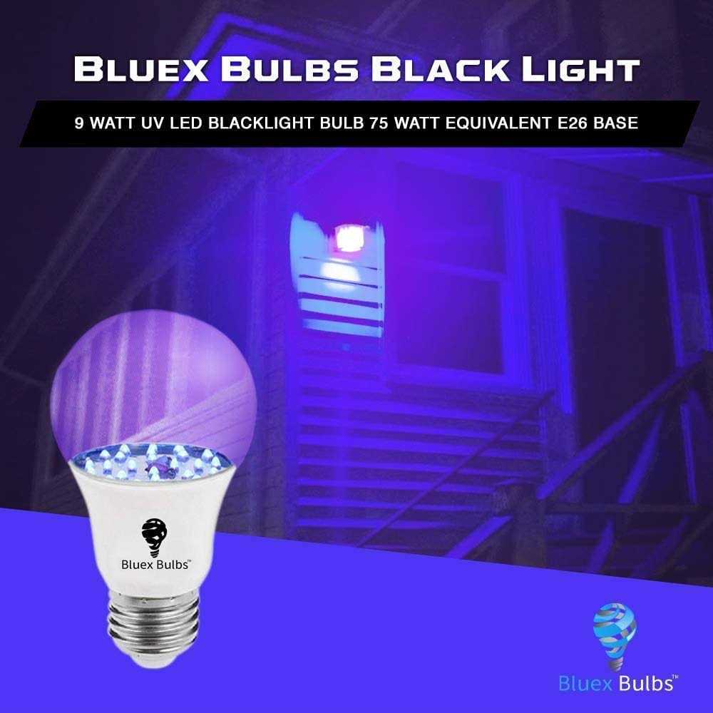 Bluex Bulbs 2 Pack Bluex LED A19 Light Bulb 9W E26 Base LED Bulb