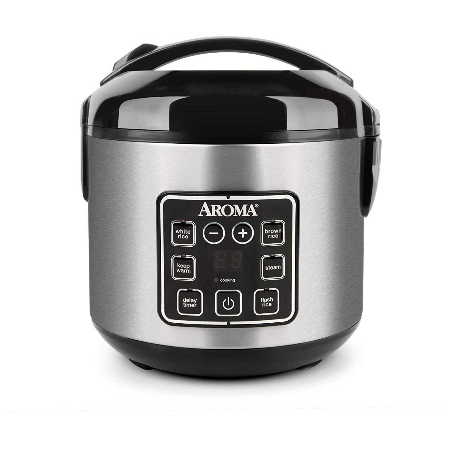 Aroma Housewares 2-8-Cups Digital Cool-Touch Rice Grain Cooker and Food Steamer