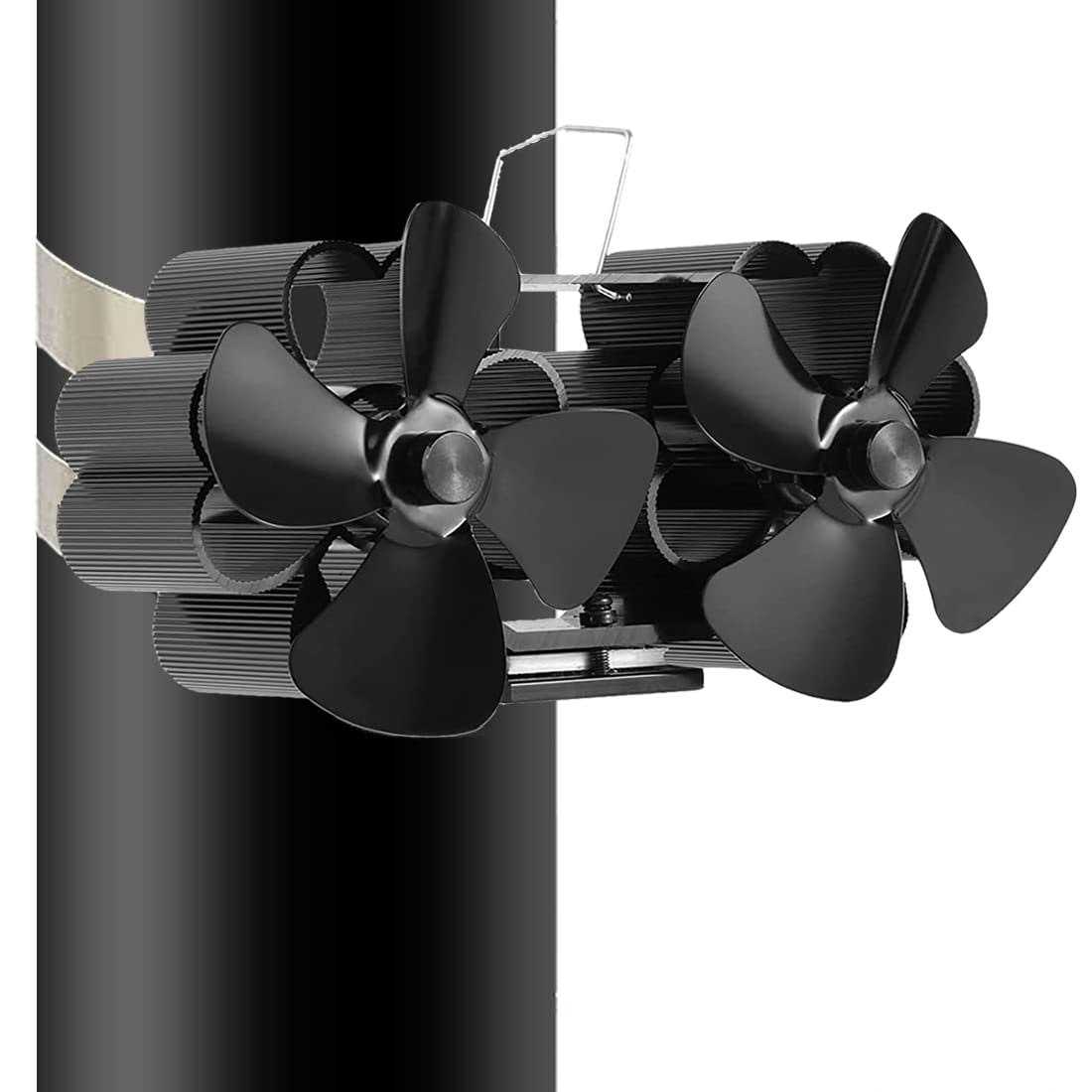 Teengse Heat Powered 8 Blade Wood Stove Fan