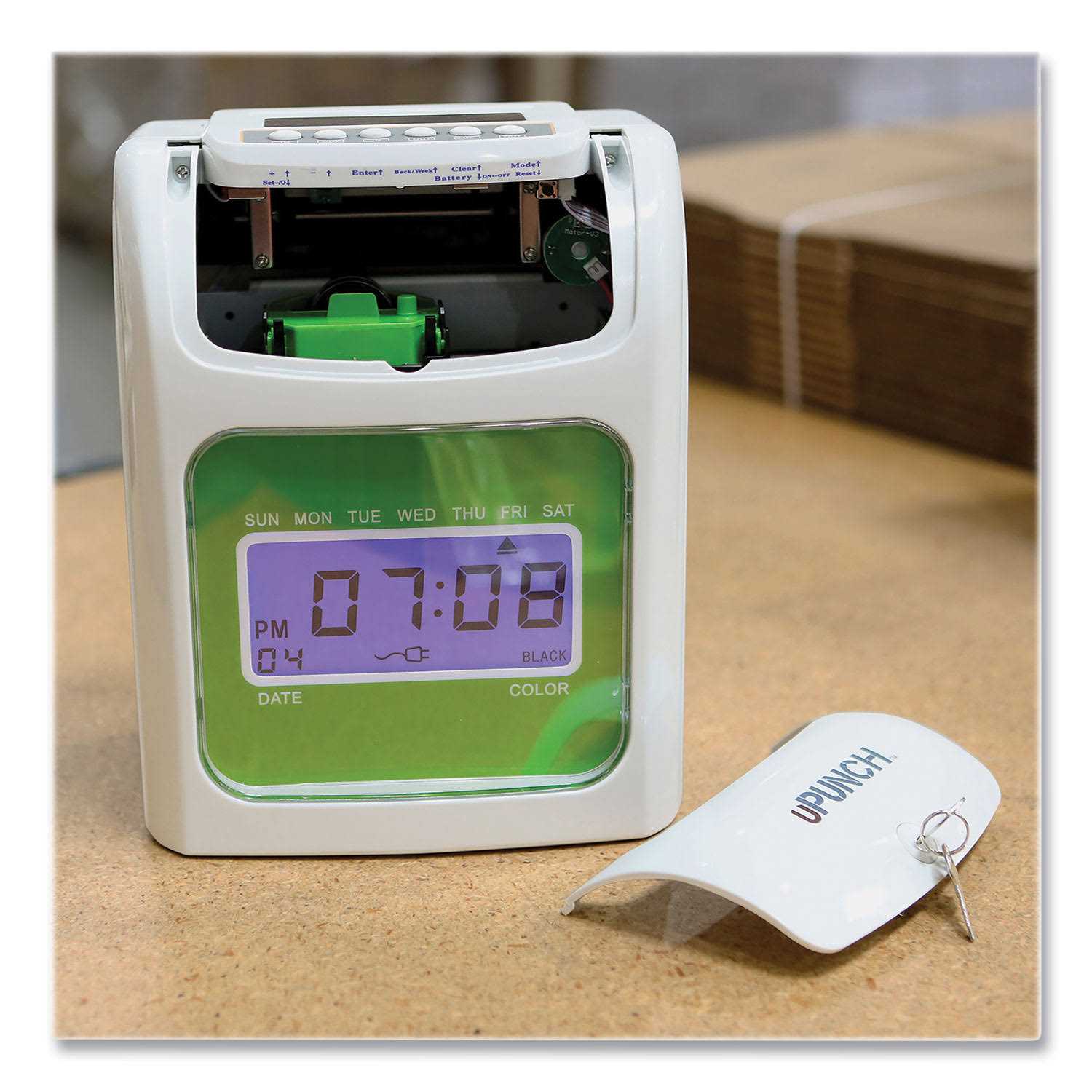 uPunch HN1500 Electronic Non-Calculating Time Clock Bundle