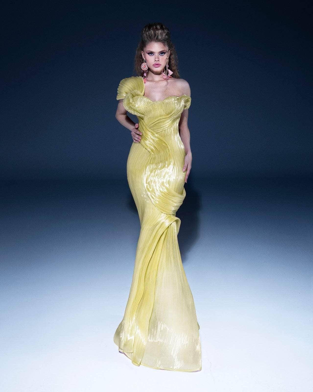 Versatile Shoulder Organza Mermaid Gown