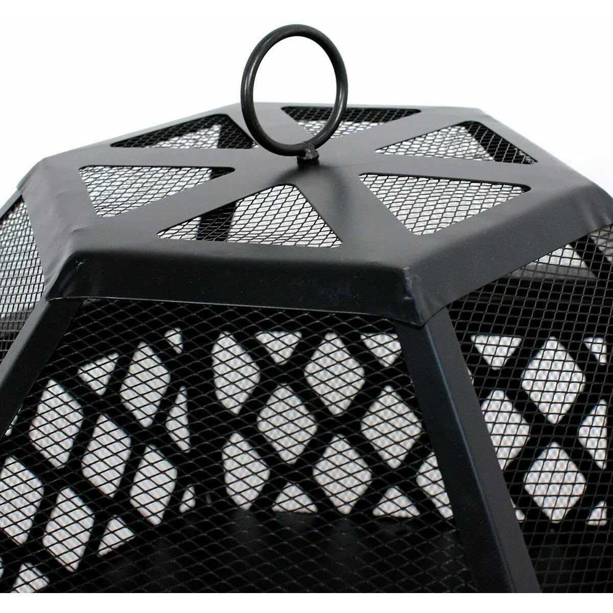 Outdoor Fire Pit Wood Burning Heater for Patio Deck