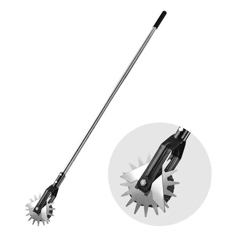 BARAYSTUS Wheel Rotary Edger Rotary Shear Sidewalk Manual Lawn Edger