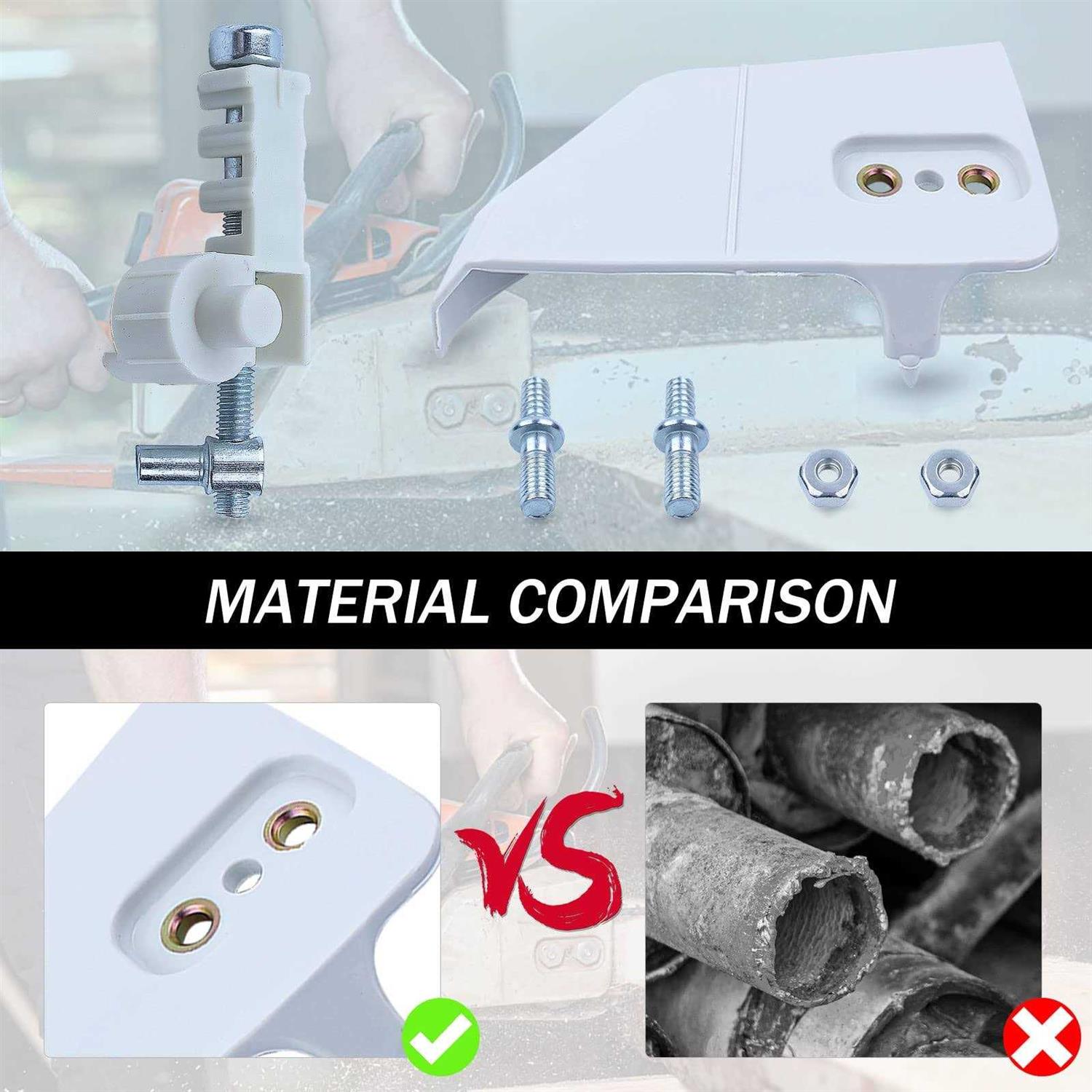 Adefol Chainsaw Sprocket Cover with Tensioner Adjuster for STIHL MS170 MS180 017 018 MS210 MS230 MS250 021 023 025