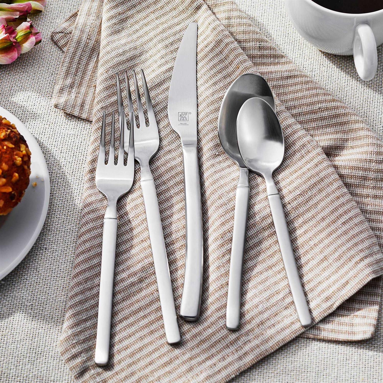 ZWILLING Opus 45-pc Satin Flatware Set