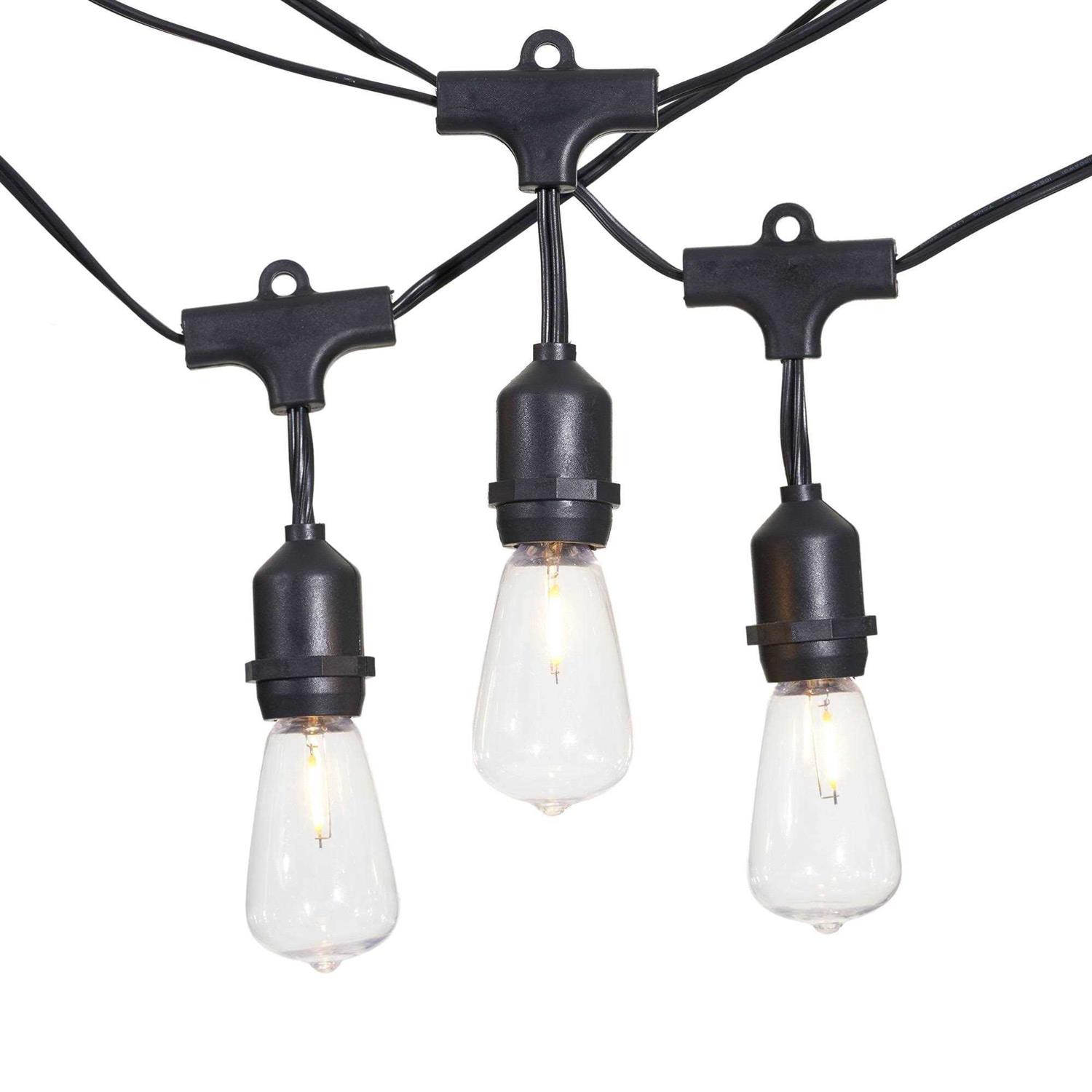 Better Homes & Gardens 15-Count Shatterproof Edison Bulb Outdoor String Lights