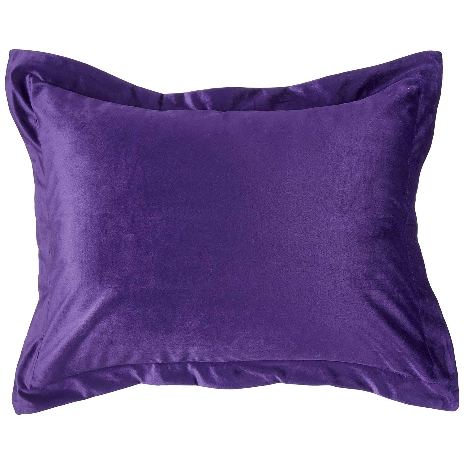 Tribeca Living Venice Velvet Oversized Solid Duvet Set