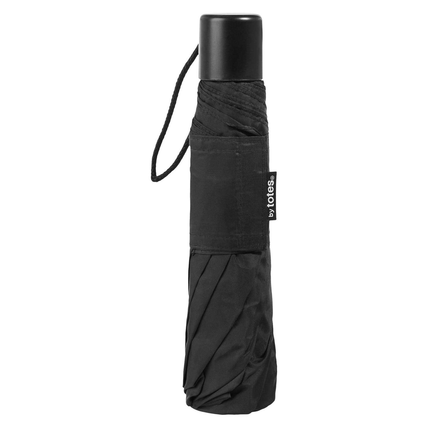 totes Super Mini Manual ECO Compact Umbrella