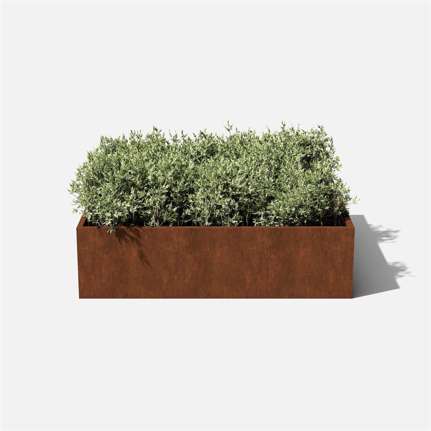 Veradek 4 ft Corten Steel Garden Bed