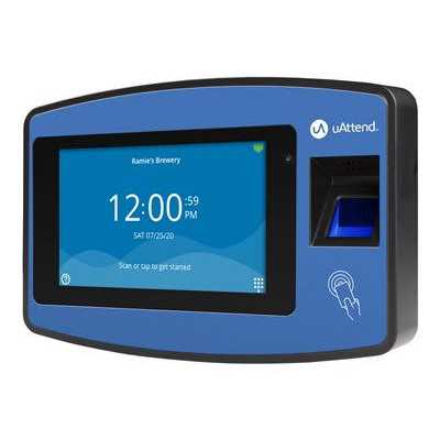 uAttend Biometric Fingerprint Touch Tablet Time Clock System NX2500