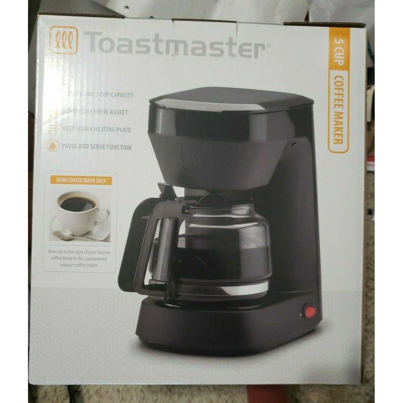 Toastmaster 5 Cup Coffee Maker