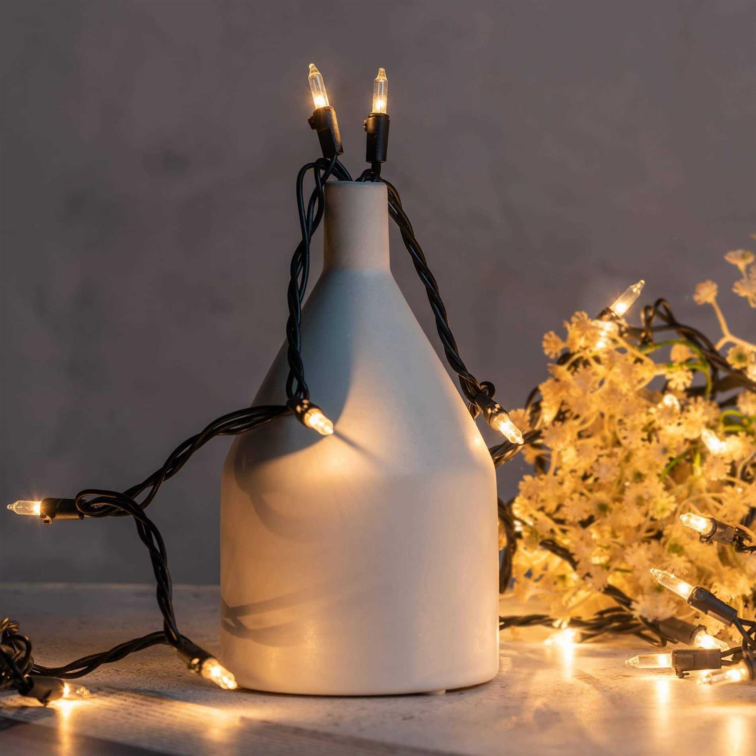 YULETIME Christmas Lights Wire 66 Feet 200 Count UL Certified String Lights