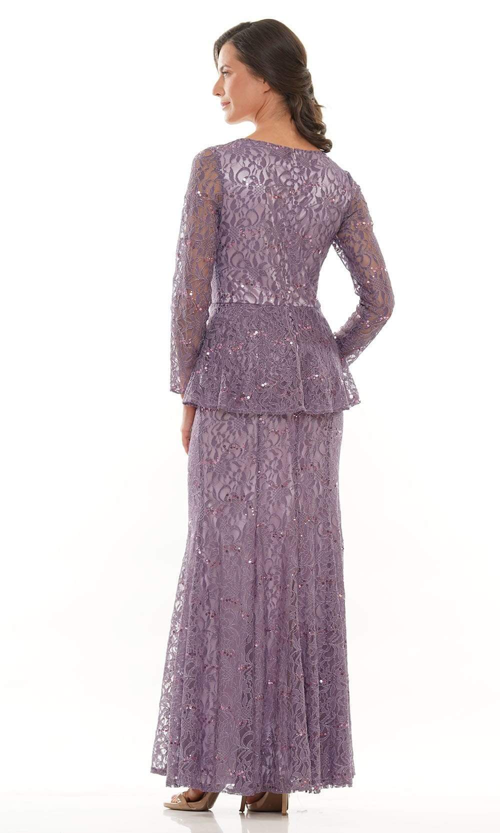 M306 V-Neck Trumpet Evening Dress