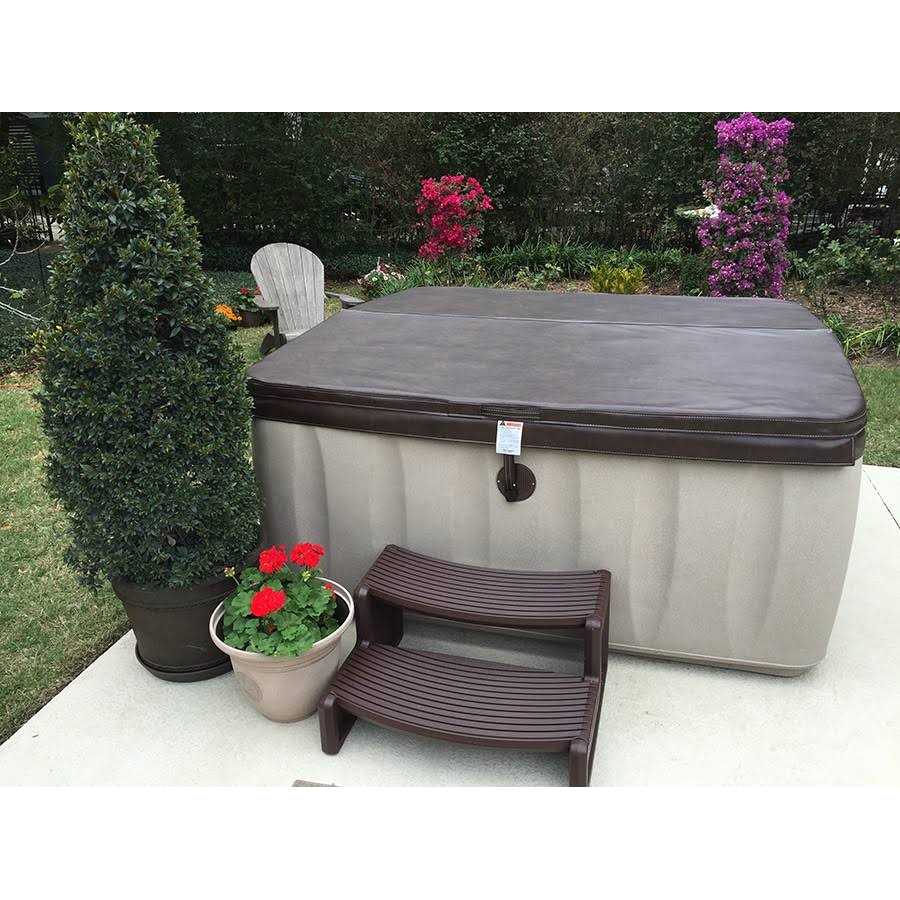 AquaRest Spas Premium 600 6-Person Stainless 29-Jets Plug and Play Hot Tub with Heater, Ozone and LED Waterfall