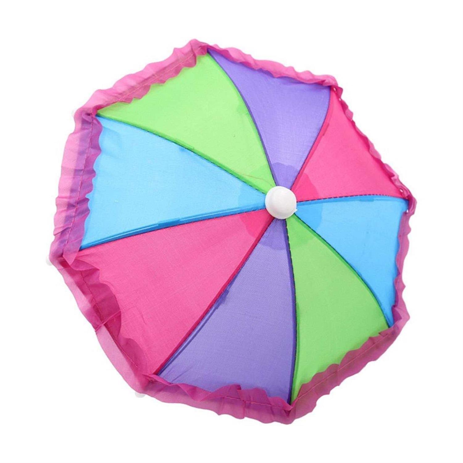 Fantasybear Uv Protection Phone Umbrella for Sun,universal Adjustable Piggy Suction Cup Phone Stand Umbrella for Phone,Stand Sun Visor,Sun Shade