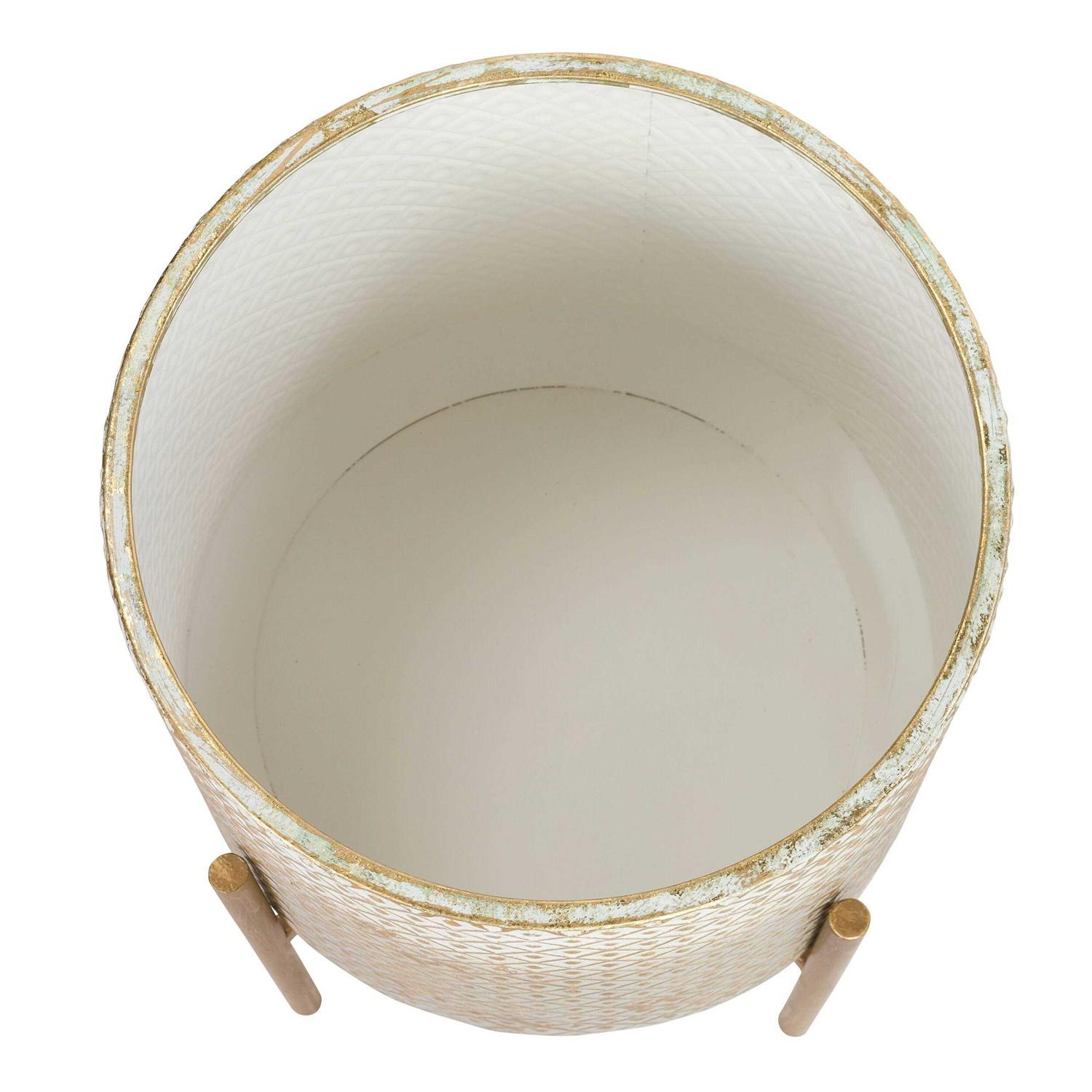 Aspire Home Accents Lacey Bronze Planters