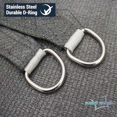 Sunny Guard Sun Shade Sail Rectangle Uv Block Sunshade For Backyard Yard Deck Patio Garden Outdoor Activities And