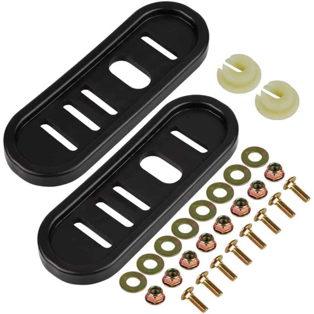 490-241-0010 Snowblower Slide Shoes Skid Shoe with Mounting Hardware for Universal MTD Snow Thrower
