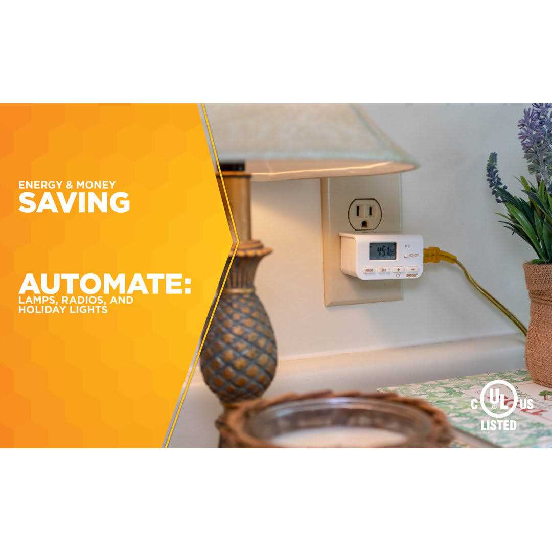 Woods 50007WD Indoor 24-Hour Digital Plug-In Timer