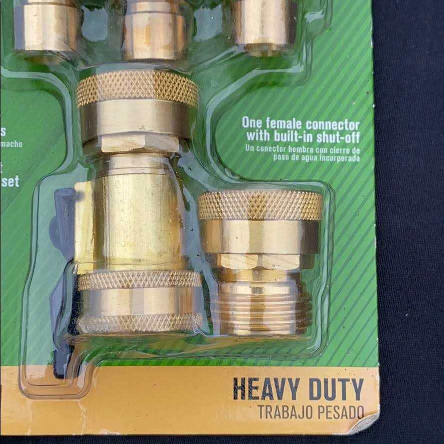 Ace Brass Quick Connector Hose Set Threaded