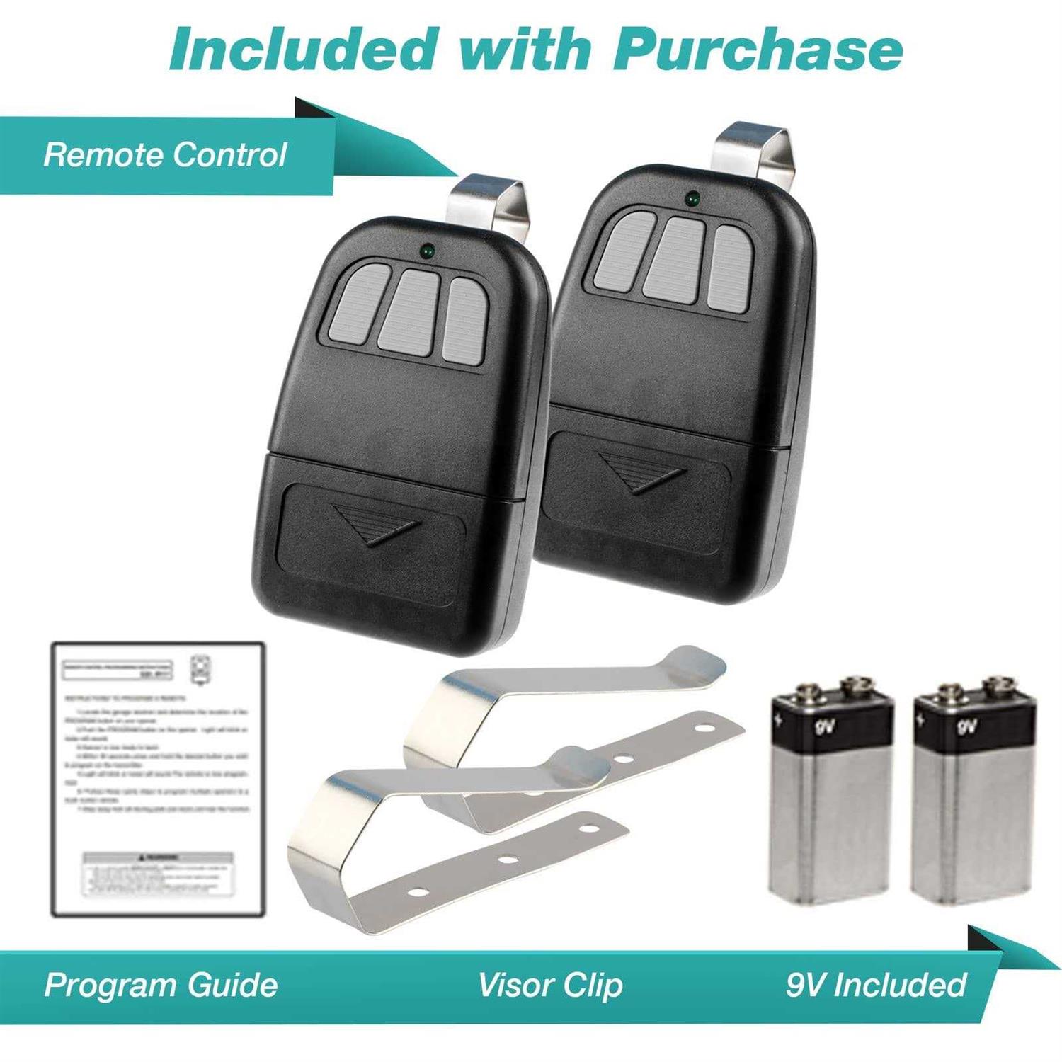 2 Garage Door Opener Remote for Wayne Dalton Wayne Dalton 309884 3910 297132 303 mhz