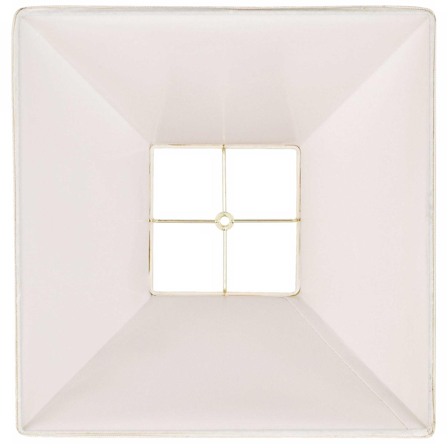 Brentwood Beige Linen Square Lamp Shade 7X17x13