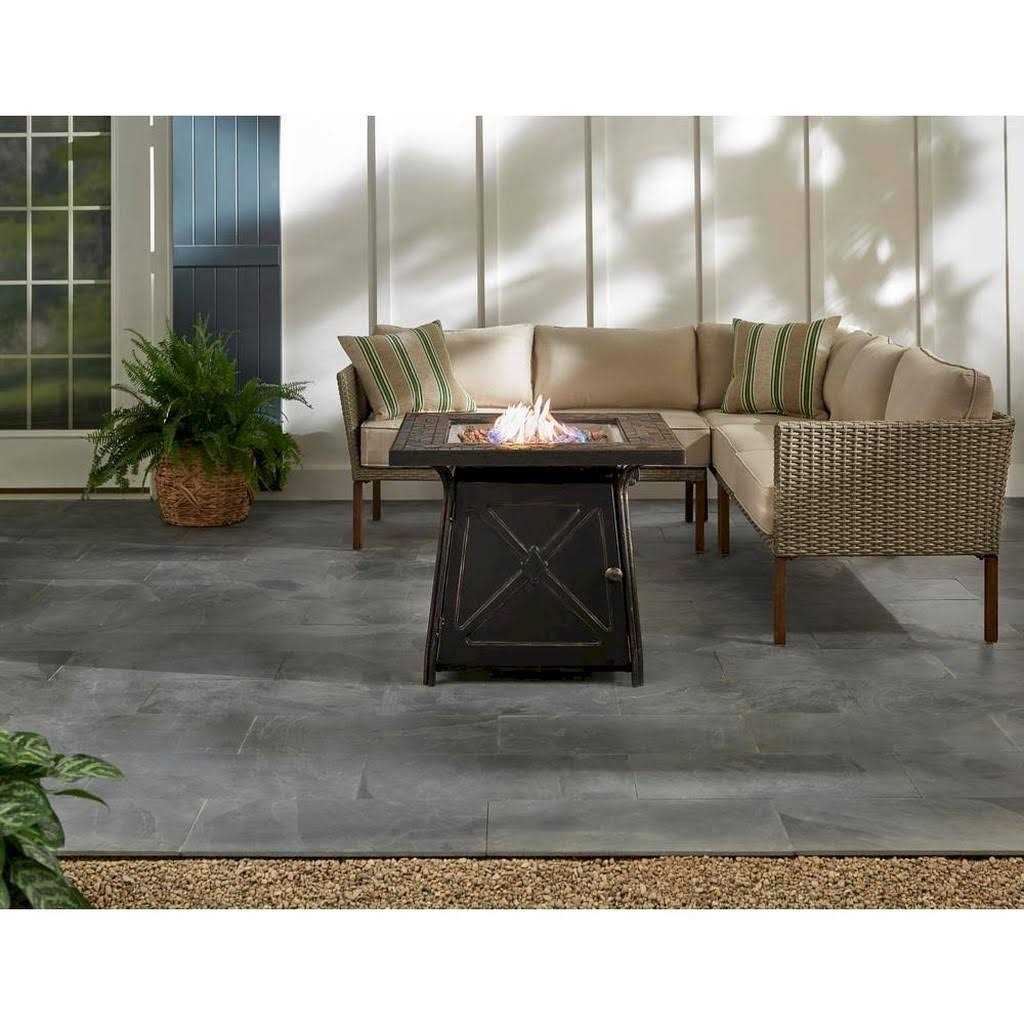 Hampton Bay Crossridge 50,000 BTU Antique Bronze Gas Fire Pit