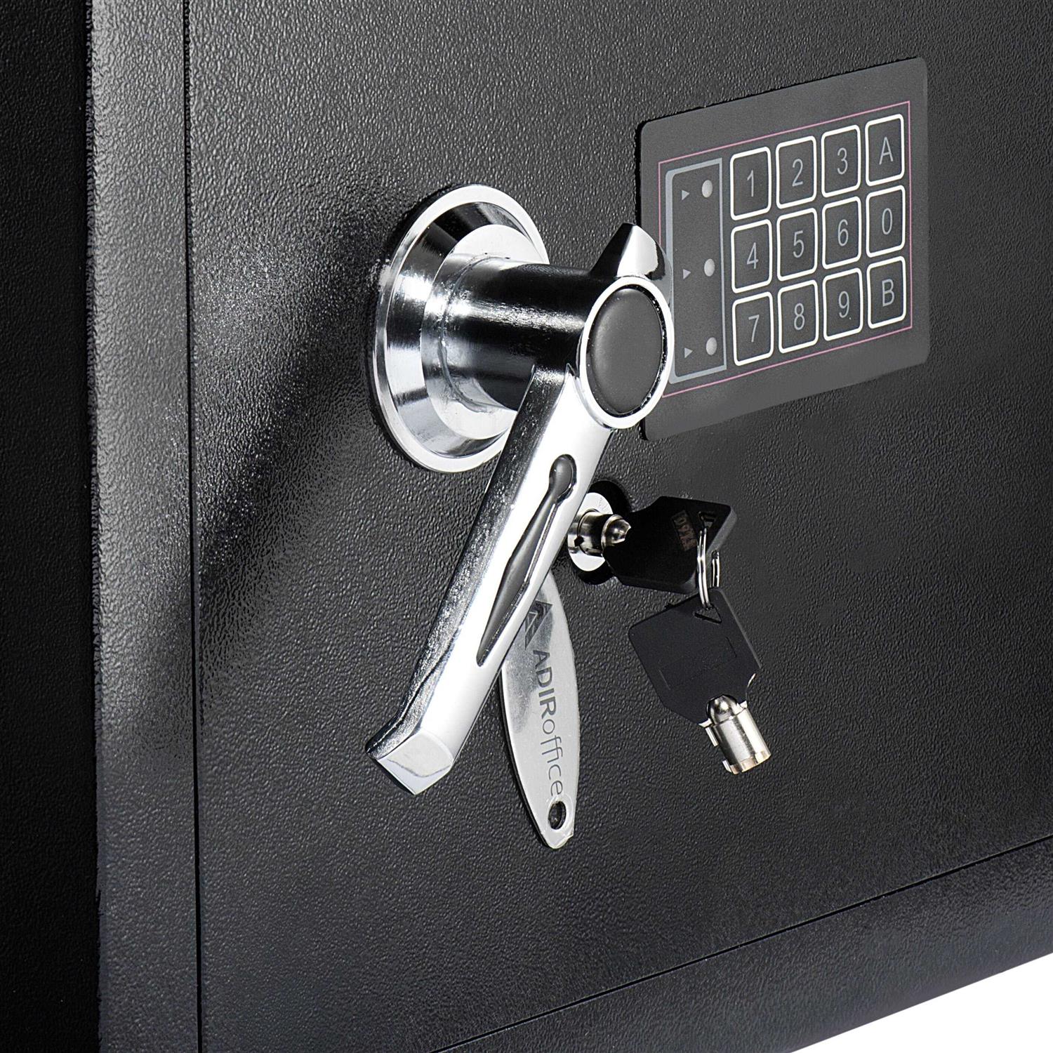 AdirOffice Digital Depository Safe Dual Lock